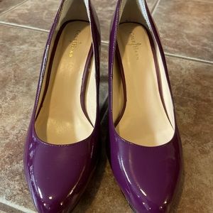 Cole Haan purple pumps.